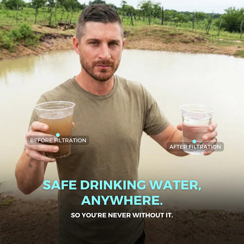 Turn Dirty Water Into Safe Water Anywhere