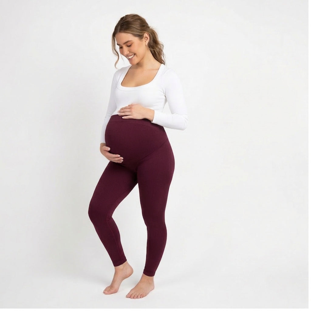The Mama Legging in Bordeaux