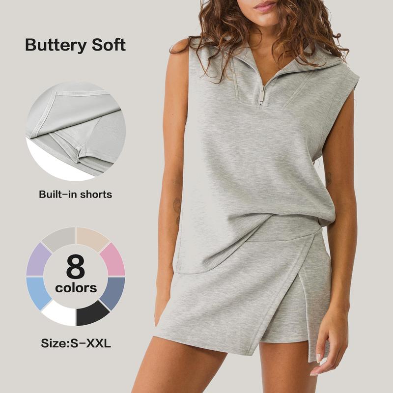Buttery Soft Zip Romper Set lifestyle